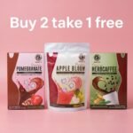 (Buy 2 Take 1 Free) Luxurious Glow Apple Bloom, Pomegranate & Herbcaffee